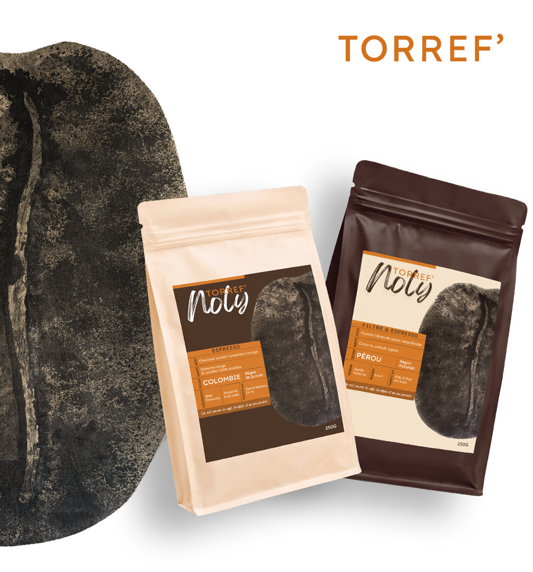 Café en grain Colombie torréfié artisanalement Torref Noly espresso et filtre