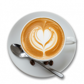 Cappuccino avec latte art servi au café Noly Saint-Germain-en-Laye café de spécialité